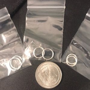 14k endless Loop Earring